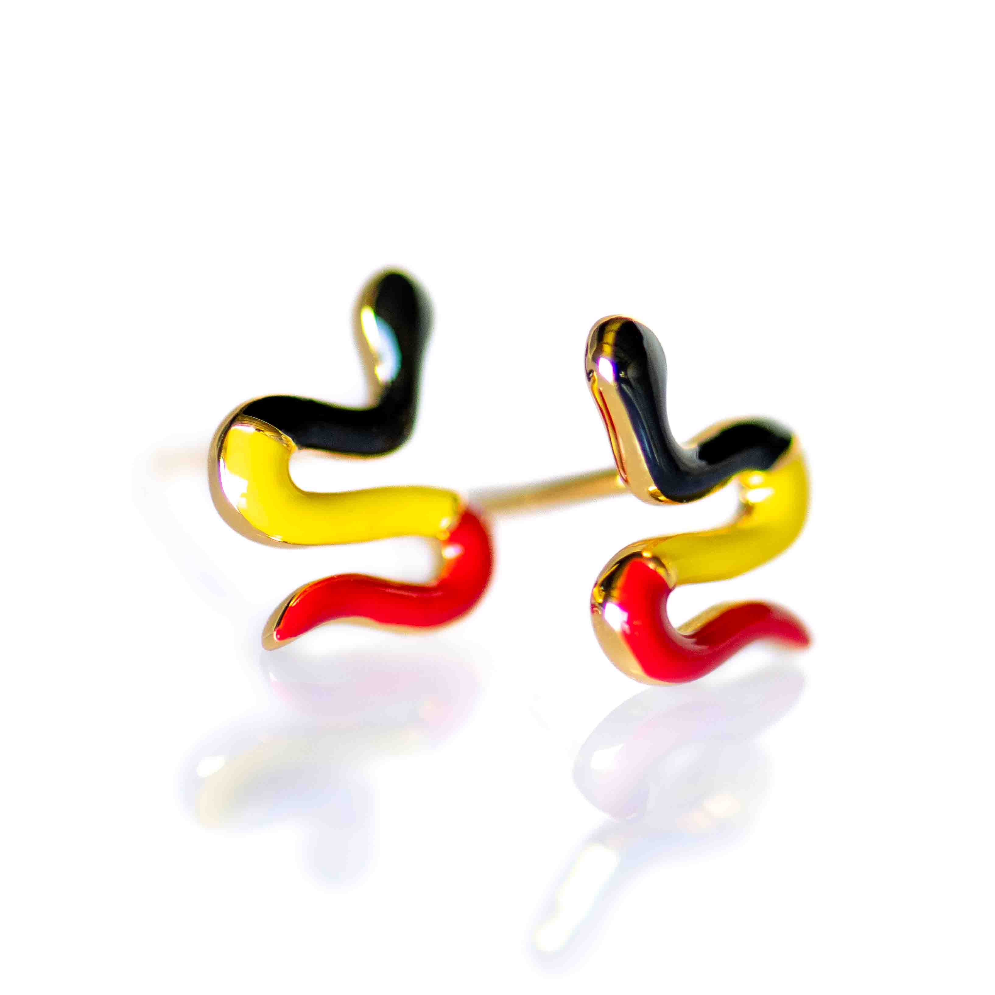 RYB Snake Studs