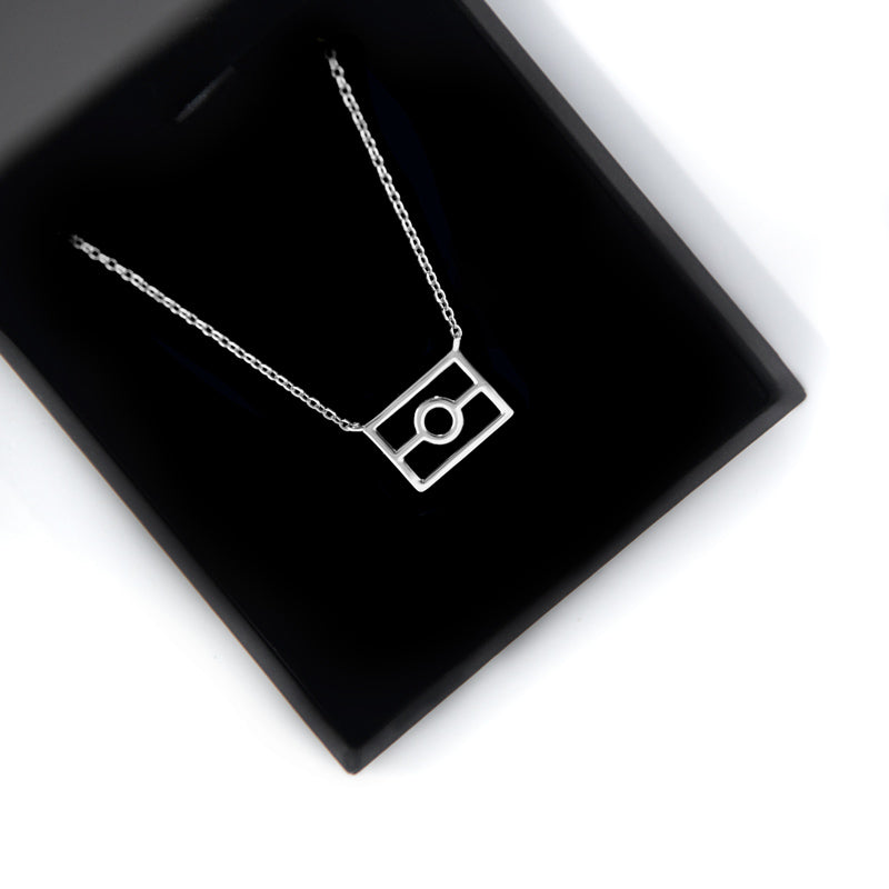 Silver Outline Pendant