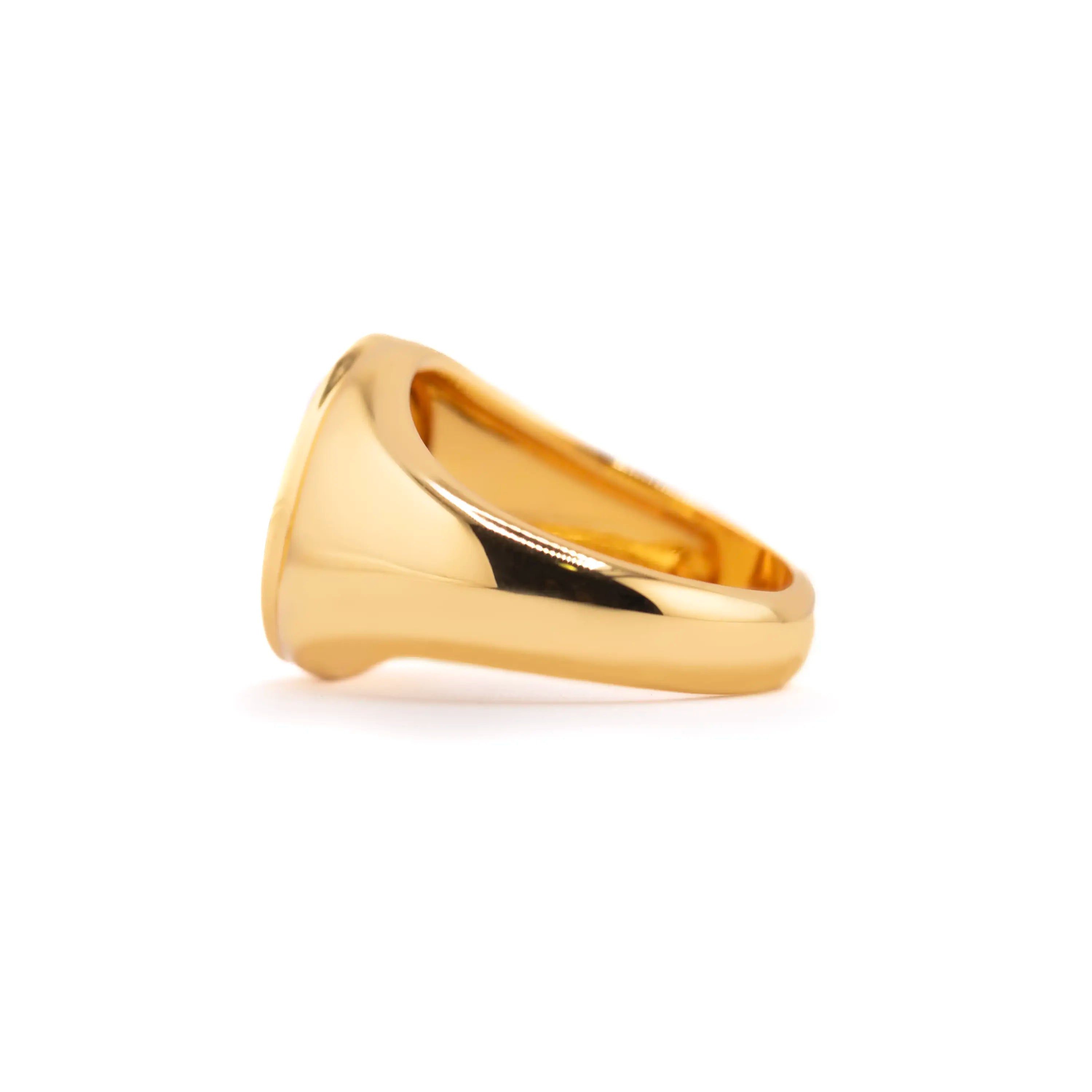 Dhoeri Headdress Torres Strait Island Gold Signet Ring