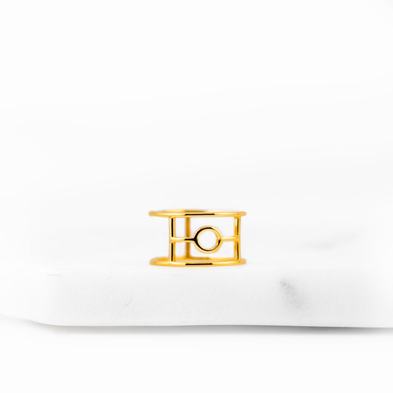 Gold Outline Ring