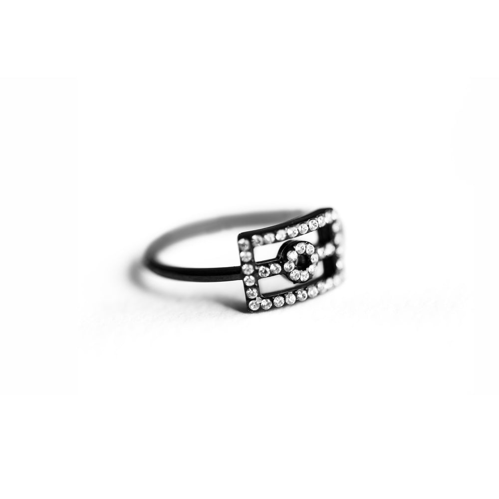 Iced Blak Ring