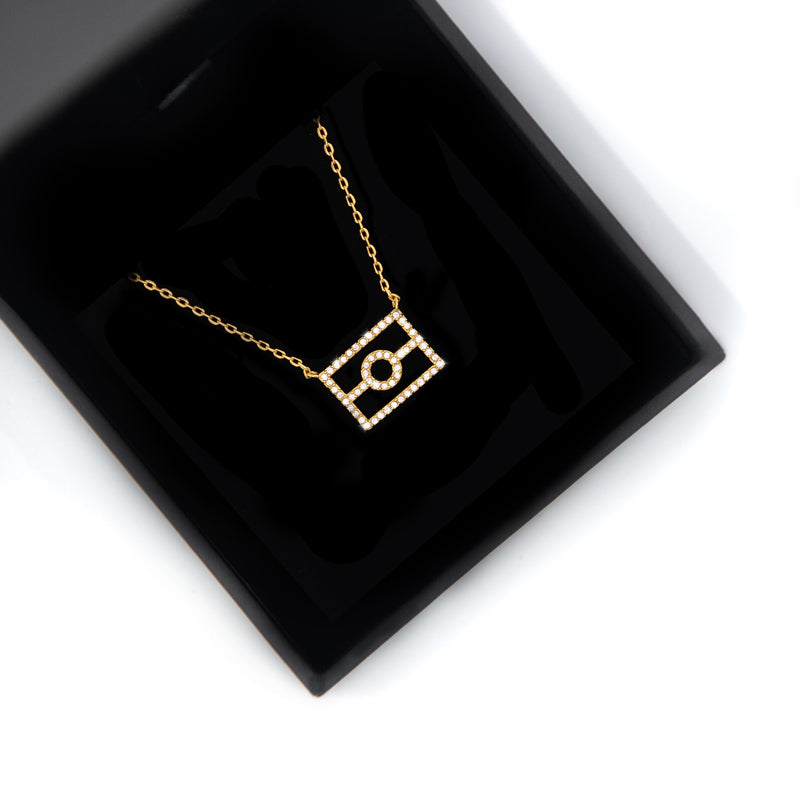 Iced Outline Pendant