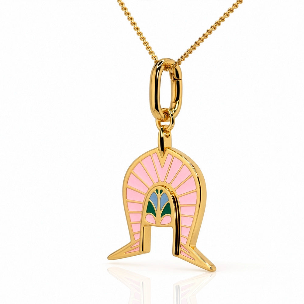 Pink Dhoeri Pendant