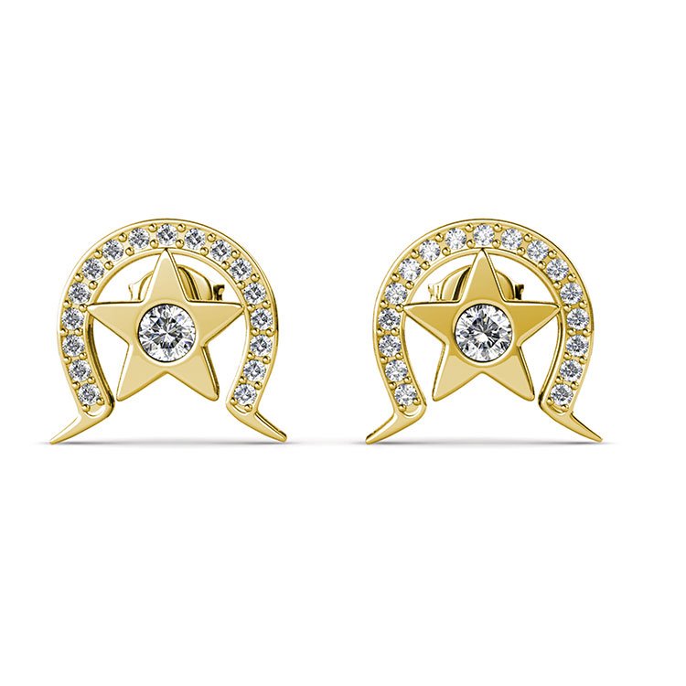 Gold-Swarovski-Crystal-Star-Dhari-Earrings-