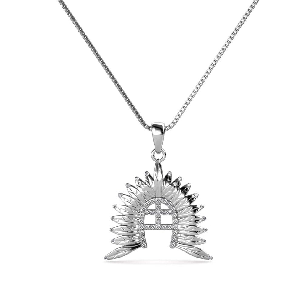 Sterling-Silver-Swarovski-Crystal-Dhari-Pendant