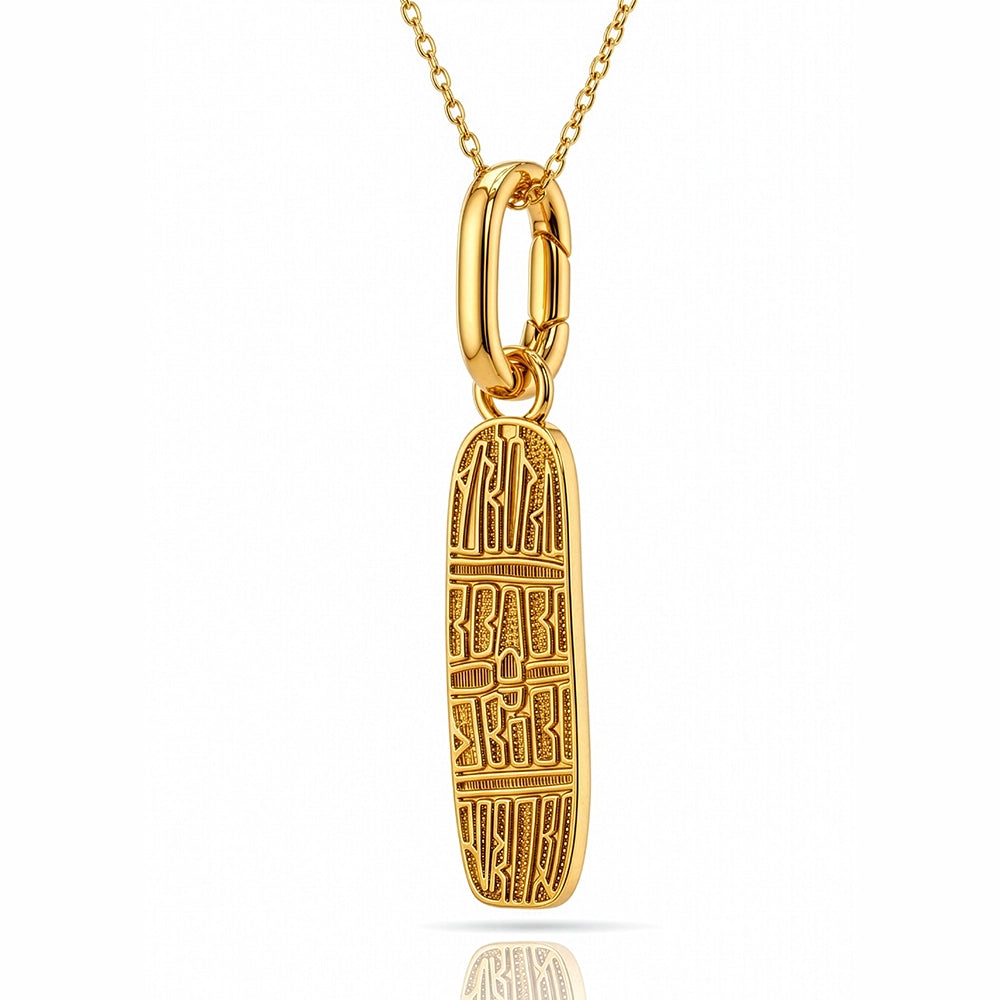 Gold Pendant of Traditional Aboriginal Shield