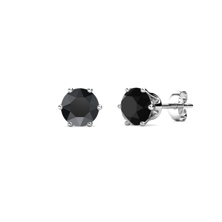 Black Stud Earrings