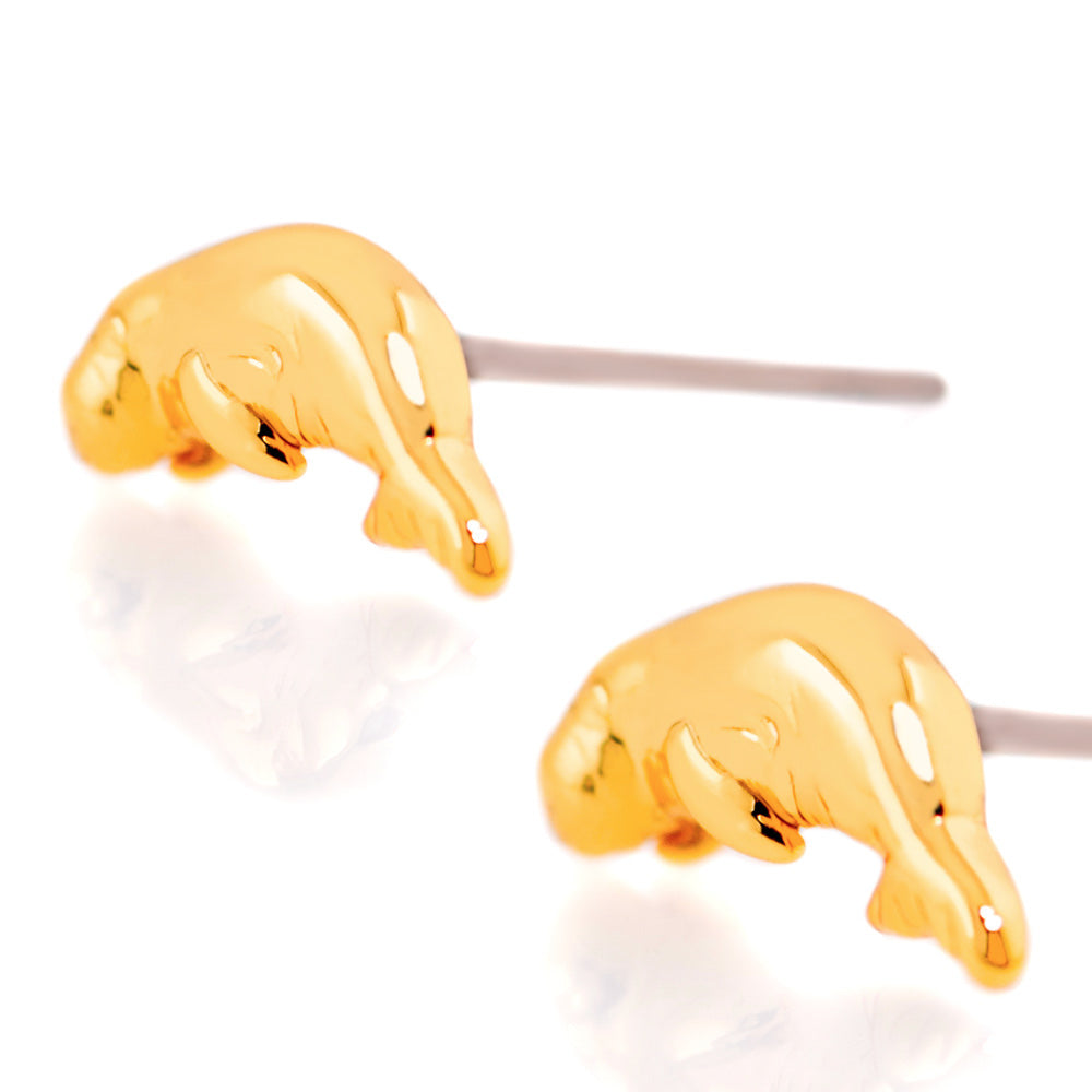 Petite Dugong Earrings