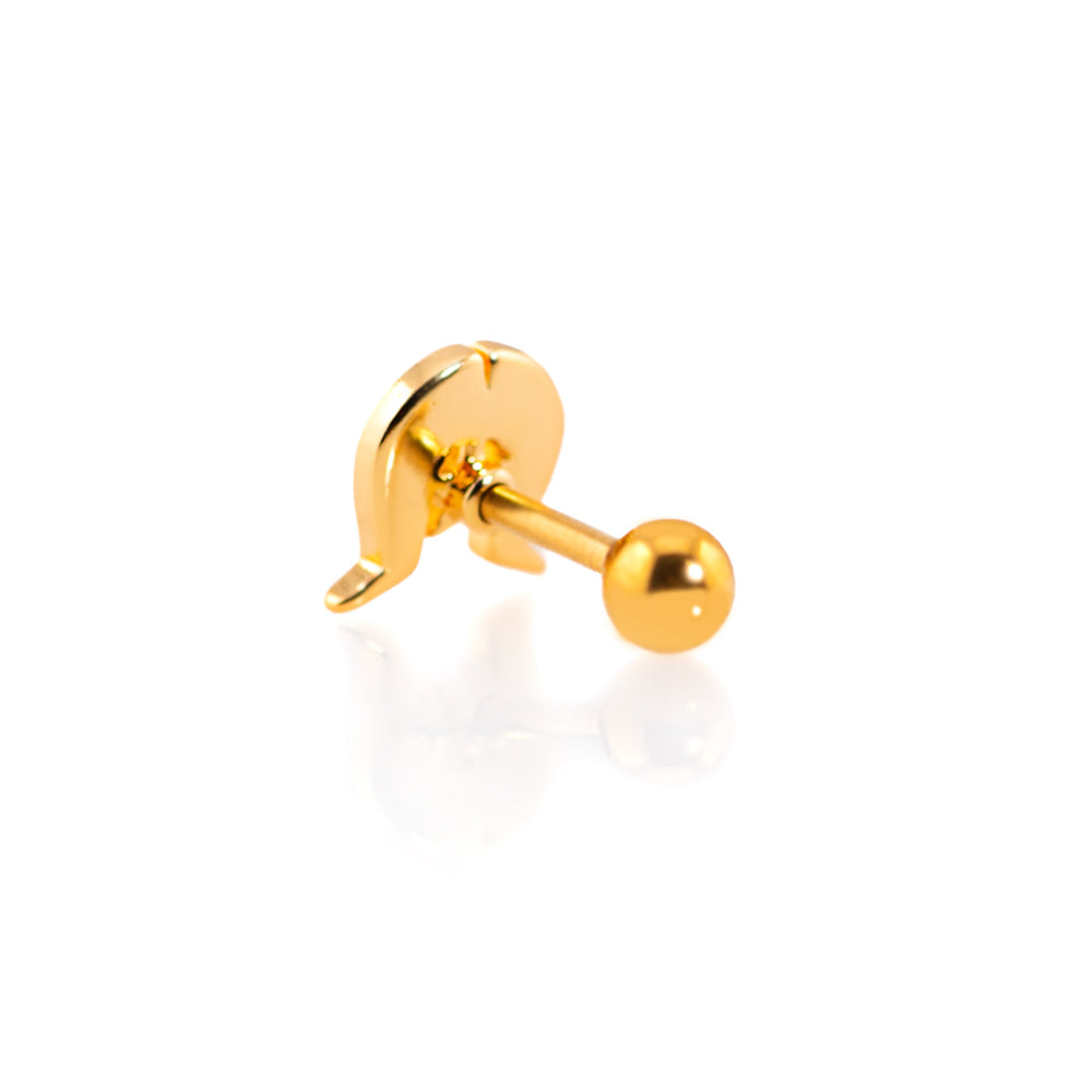 Gold Dhoeri Cartilage Barbell