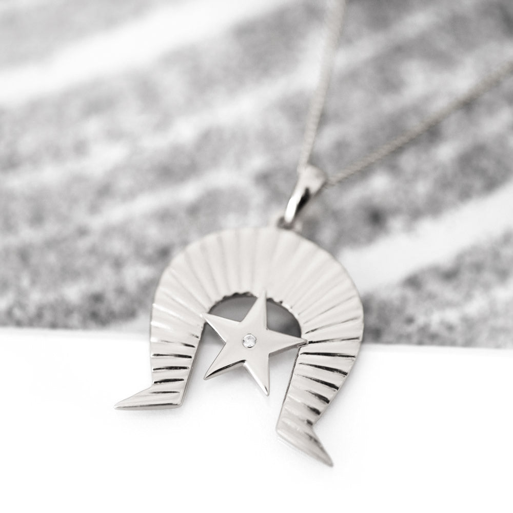 Silver Star Dhoeri Necklace